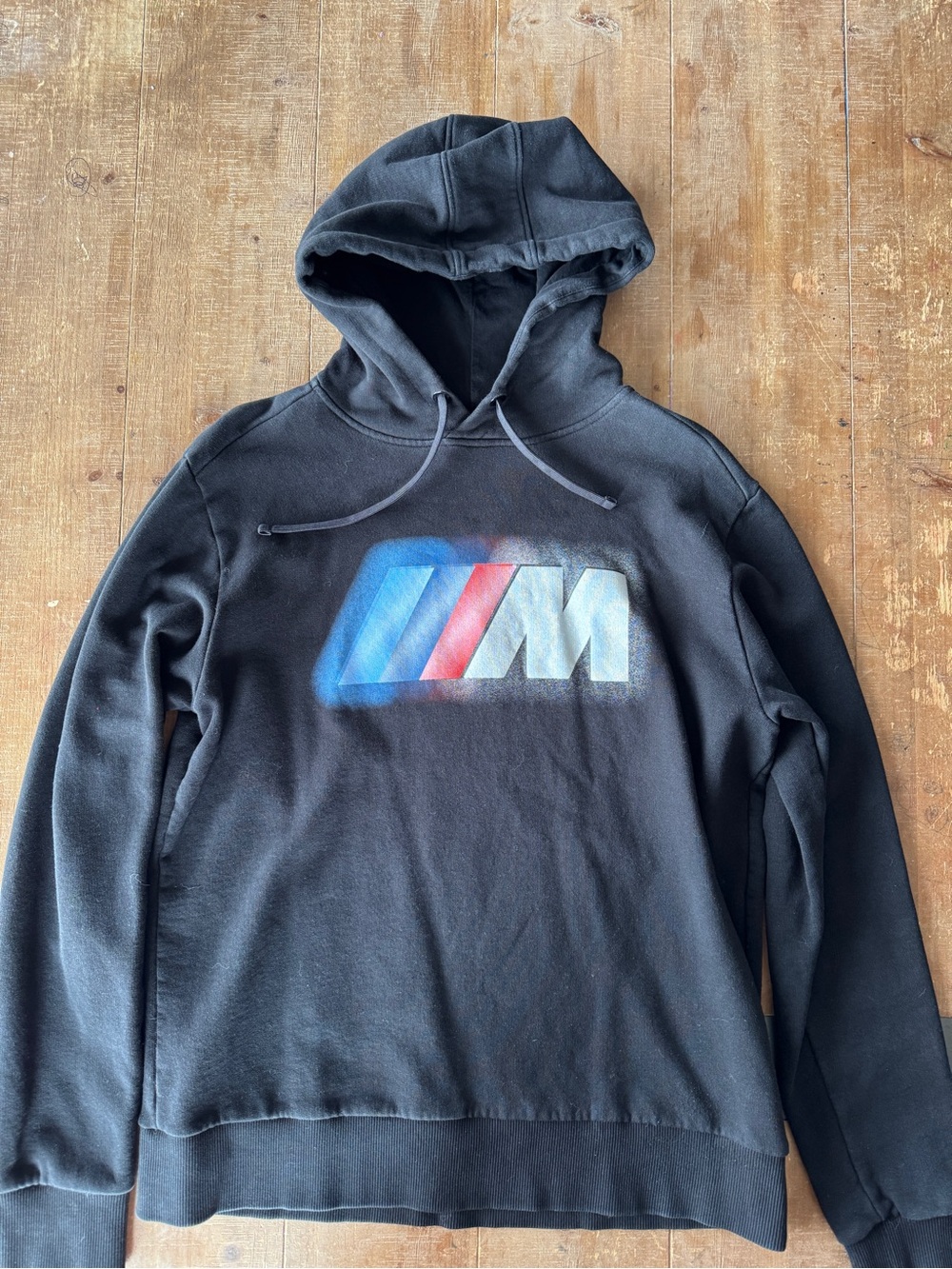 BMW Black Hoodie with Blue & White Emblem M Sport